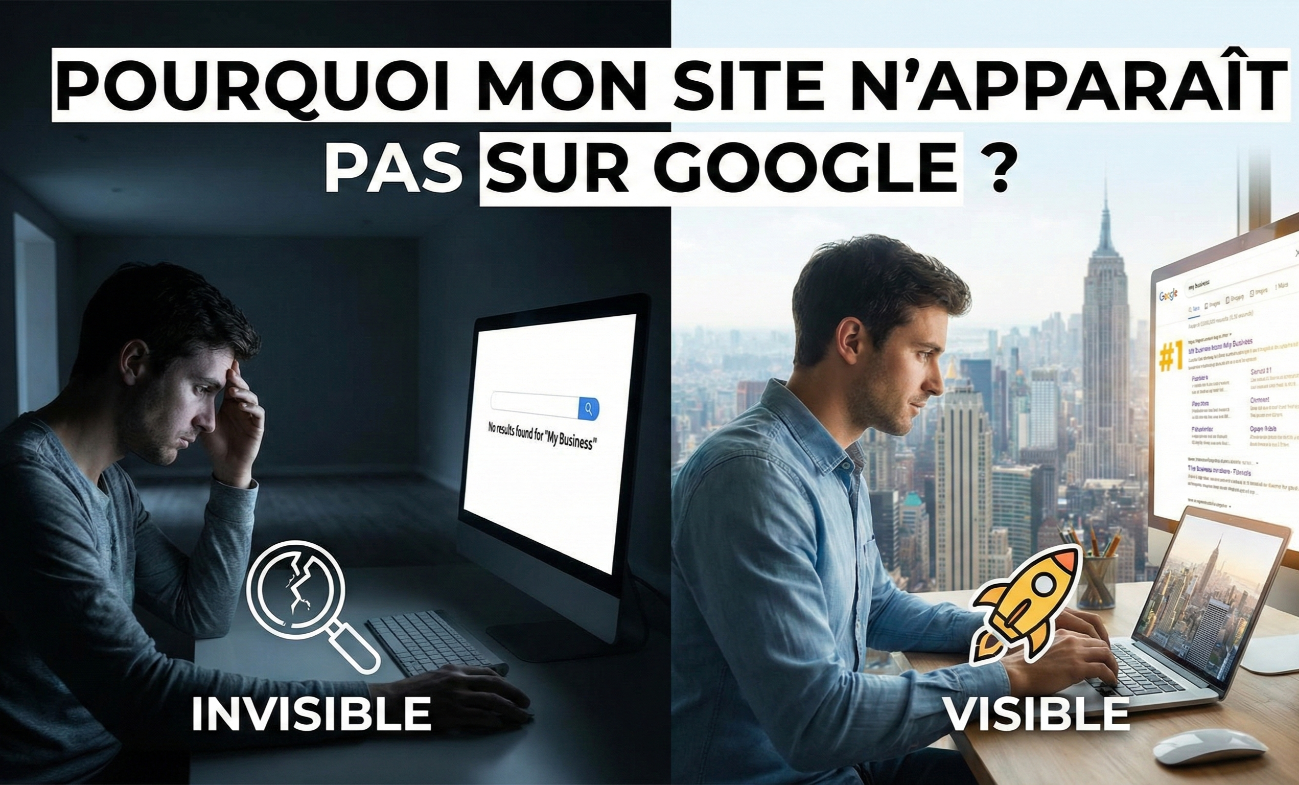 Pourquoi mon site n'apparaît pas sur Google ? (Les vraies raisons)