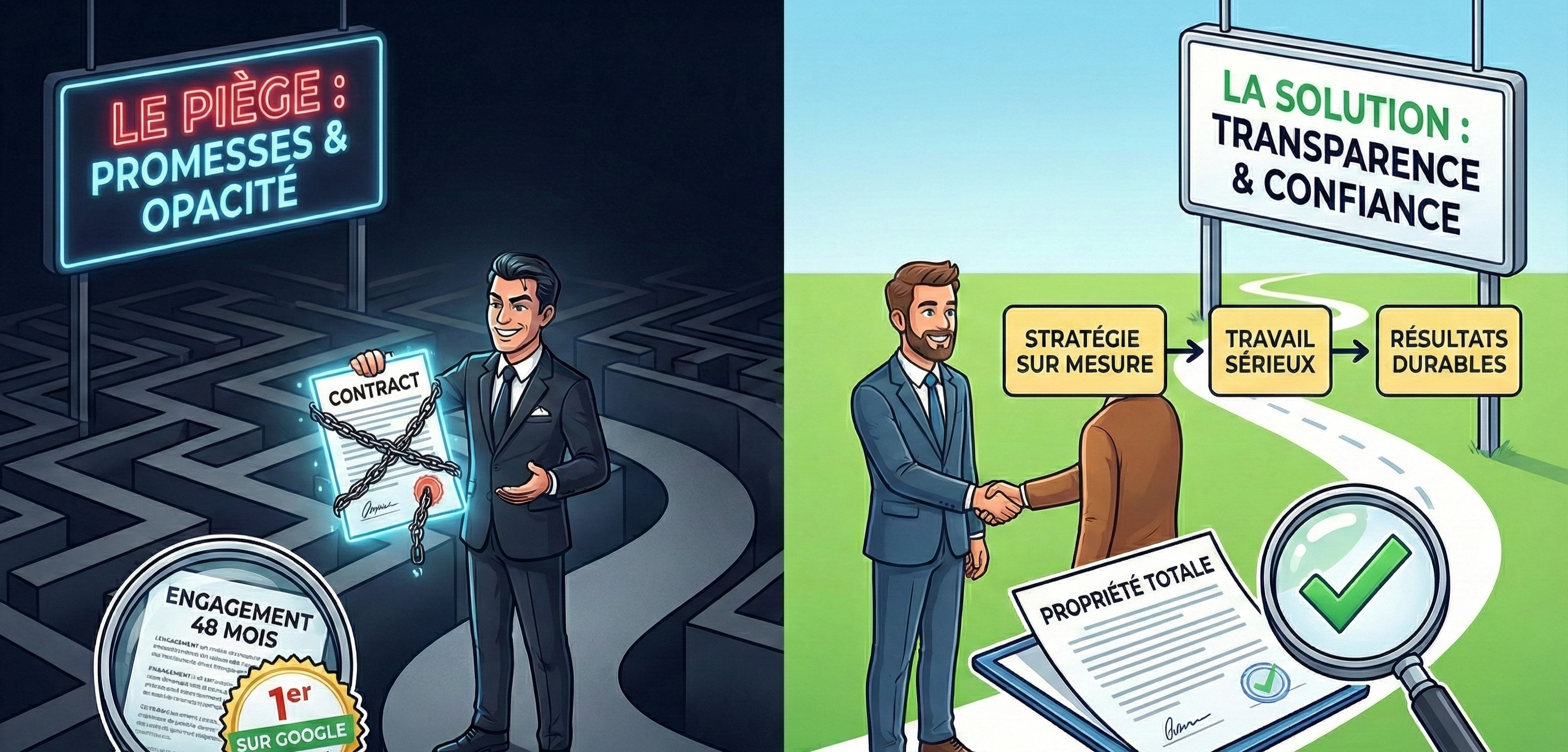 Comment choisir son prestataire web sans se faire avoir (les questions à poser avant de signer)