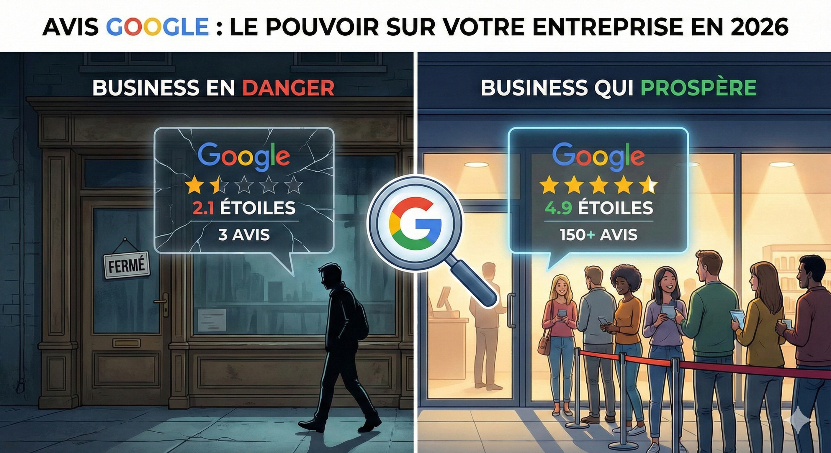 Avis Google : pourquoi ils font (ou défont) votre business en 2026