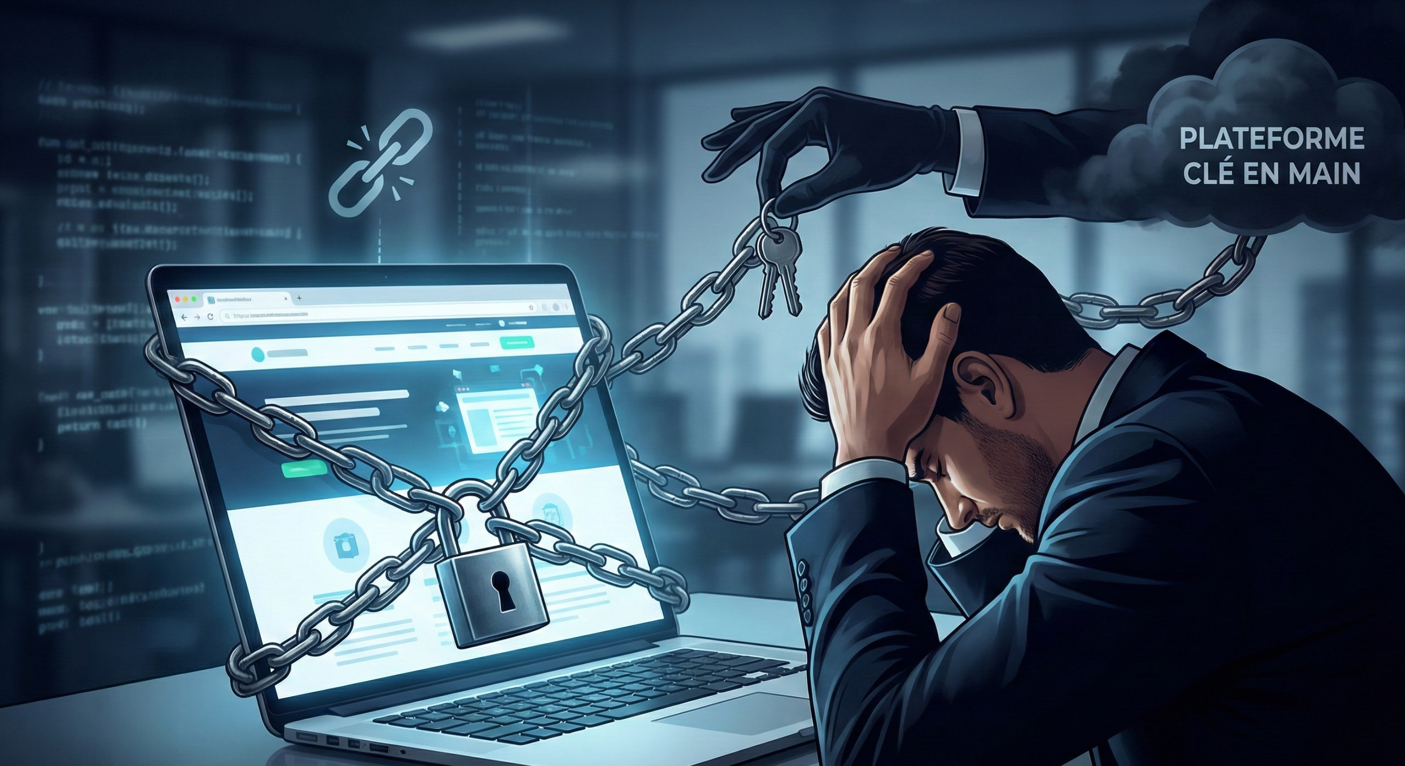 “Je ne suis même pas propriétaire de mon propre site” : la réalité des plateformes de création web clé en main